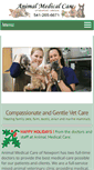 Mobile Screenshot of animalmedicalcarenewport.com